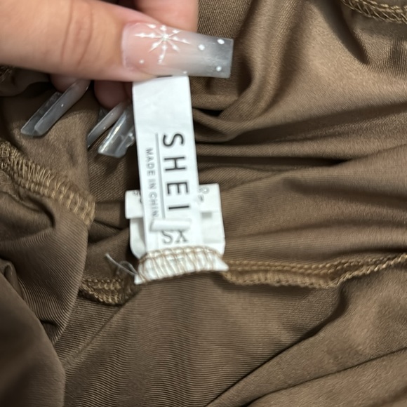 Light Brown Spaghetti Top - Picture 2 of 2